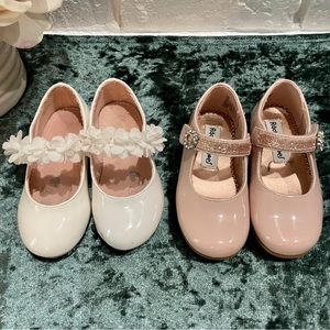 Two Pairs - Toddler Party Shoes (Spring Break, Easter, Dress-up)